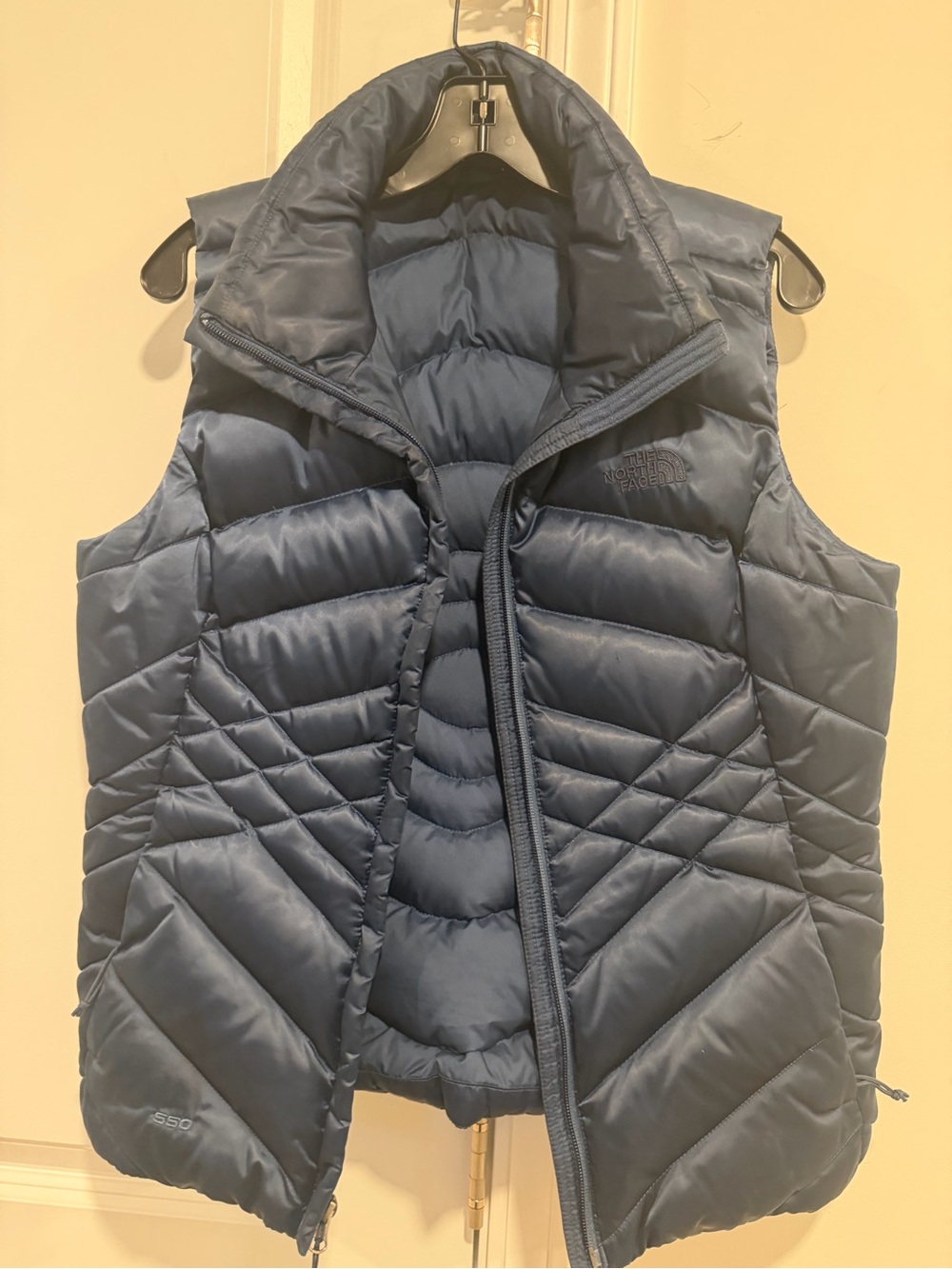 The North Face Blue Insulated Puffer Vest Size M